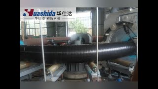 Bend steel pipe 3PE anticorrosion coating machine