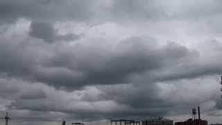 Downtown Denver Colorado Weather - Clouds over Coors Field - Time Lapse   2014-05-08