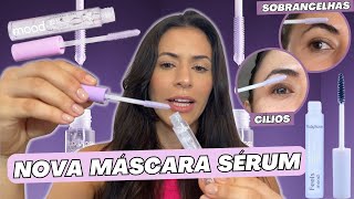 NOVA Máscara Sérum Ruby Rose para Cílios e Sobrancelhas com Biotina + Óleo de Rícino: Linha MOOD