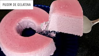 PUDIM DE GELATINA | FÁCIL E CREMOSO