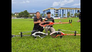 CD SakkarinCd Kongthon and Vava Sasikana Boonmala did a tandem flight at Kedah Heli Jamboree 2024.