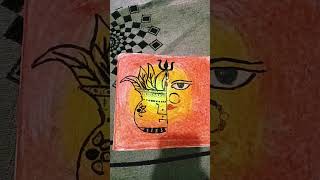 Beautiful Navratri special drawing #navratri #drawing