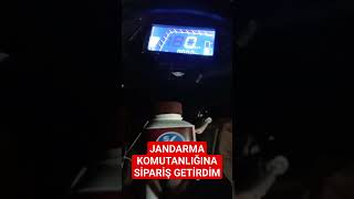 JANDARMAYA SİPARİŞ GETİRDİK TRENDYOL #trendyolgo #kurye #trendingshorts #yemeksepeti #shortvideo