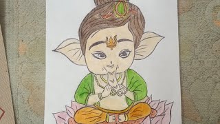 lord Ganesha drawing #viral #shorts #trending