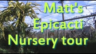 Tour of Matt's EpiCacti Nursery