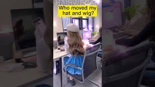 Who moved my hat and wig?#fy #foryou #wigsforwomen #syntheticwig #hairloss #hairtok #wighair #wigs