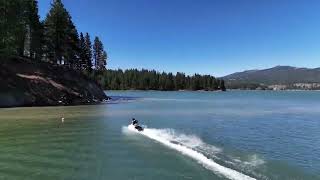 Max Frey ripping the 2024 Superjet TR-1 at Boca Reservoir in California. 4k drone footage.