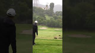 If you don’t want hit your shot short in the rain make sure at least club up half a club.