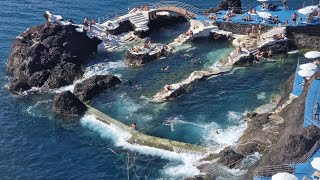 Natural lava pools at Doca Do Cavacas - Funchal in Maderia