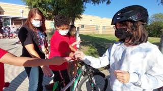 Rayburn Elementary's 2021 San Antonio Police Department Bike Rodeo Competition. 10.8.21.Go Panthers!