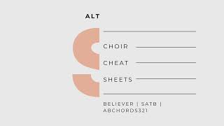 Believer - Practice Track for Alto