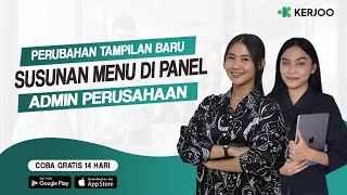 Perubahan Tampilan Baru Susunan Menu di Panel Admin Perusahaan