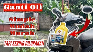 Ganti Oli Mesin dan Gardan vario 110