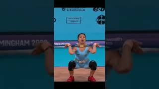 Mirabai Chanu wins first gold medal for India 🇮🇳🥇🇮🇳