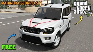 MAHINDRA SCORPIO S11 2019 FOR GTA 5 FREE