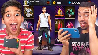 GASTEI 10.000 MIL DIAMANTES EM UMA CONTA LEVEL 1 NO FREE FIRE!