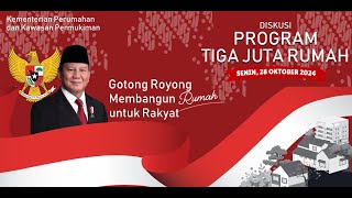 Diskusi Program 3 Juta Rumah