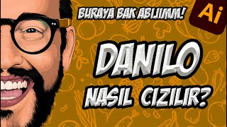 Mutfak Yıldızı Danilo Şef’i Çizdim! | Hızlandırılmış Çizim 🎨