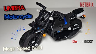 엄브라 오토바이 레고 테크닉 브릭 - Magic Speed Build 💥 Decool 33001 UMBRA Motorcycle