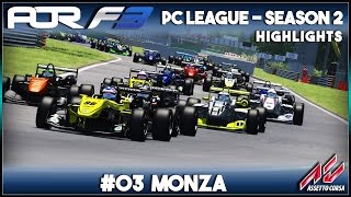 Assetto Corsa | AOR F3 PC League: Round 3 - Monza (Highlights)