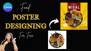 How to Use Canva for Food Poster Designing 🚀 | Customize Templates in Canva for Free !