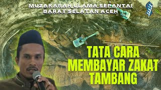 Tata cara membayar zakat tambang