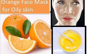 Orange face pack for oily skin | Over night treatment at home| Starnaturalbeauties