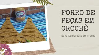 Forro de Peça em crochê