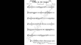 Ella es mi mujer banda carnaval (partitura)