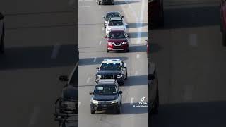 Florida highway patrol cutting through traffic #floridahighwaypatrol #policechase #police #miami