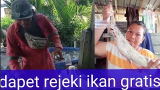 tkwmalaysia bersukur alhmdllah pagi"ada yang kasih ikan