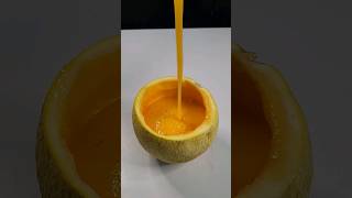 Muskmelon milkshake Asmr #shorts