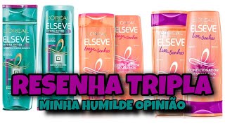 RESENHA TRIPLA: LONGO DOS SONHOS l LISO DOS SONHOS l HYDRA DETOX 48H da ELSEVE por @ClickdaJu