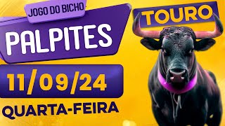 PALPITE DO DIA 11/09/2024 - JOGO DO BICHO 🍀 TODAS AS LOTERIAS 🍀