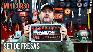 Set de 24 fresas Hamilton | MINICURSO | CUSTOMS