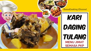 Kari Tulang Daging Guna Bahan Apa Yang Ada Saja ❤ || Menu Jimat Semasa PKP 2020