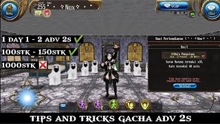 TIPS AND TRICKS GACHA ADV 2S TORAM ONLINE