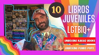 10 Libros JUVENILES LGTB que te van a ENAMORAR 🏳️‍🌈 UNBOXING Kakao Books 📘 ➕ UNBOXING Funko POP