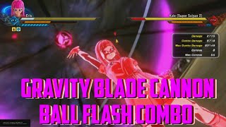 Xenoverse 2 Combo Gravity Blade Cannon Ball Flash