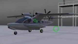 Factory 3 mission gameplay. Turboprop Flight Simulator