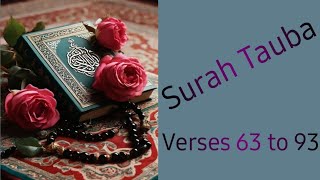 Surah Tauba Verses 63-93 with Tajweed /Treasure Of Quran #quran