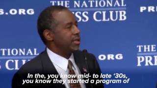 Ben Carson talks about Nazis way more than a presidential candidate should