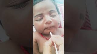 Baby girl make-up #2monthbaby  #shortsfeed #ytshort #trending #family #banglore