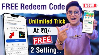 Earn $15 Dollars Free Redeem Code | How to get Play Store redeem code Recharge & Special Giveaway