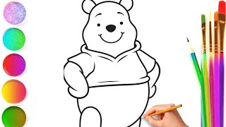 How to draw Winnie the Pooh.Wie zeichnet man Winnie Puuh.Winnie the Pooh.ويني ذا بوه.Winnie the Pooh