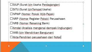 MEMPERSIAPKAN ADMINISTRASI USAHA LANJUTAN