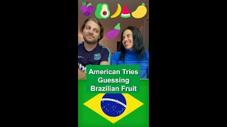 American Tries Guessing Brazilian Fruits | Americano tenta adivinhar frutas brasileiras