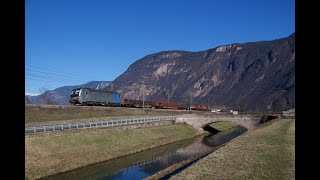 UN SABATO POMERIGGIO SULLA BRENNERO IN 4K. #ferroviadelbrennero #brennerbahn #taurus #vectron