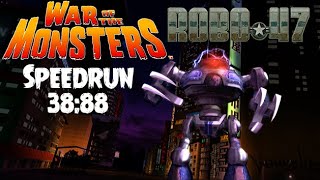 War of the Monsters (Ps2) ROBO-47 - Any% Glitches - Speedrun 38:88 HARD MODE