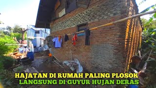 Hjatan di Plosok desa Masuk Jalan Sempit Habis Nikahan Lansgung di Guyur Hujan Deras Mantap Pisaan